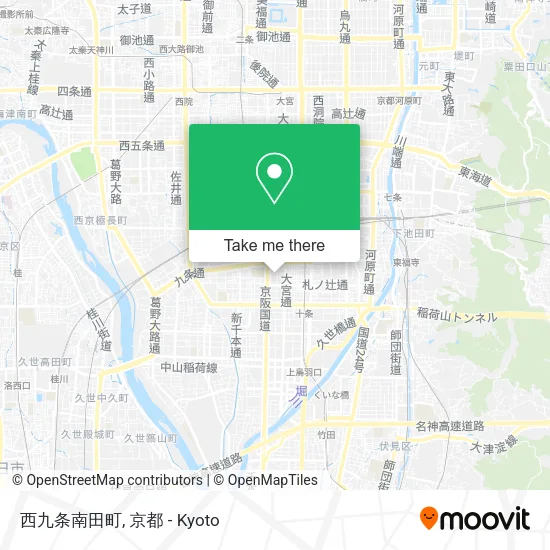 西九条南田町 map