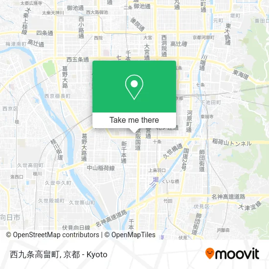 西九条高畠町 map