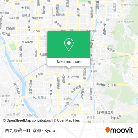 西九条蔵王町 map