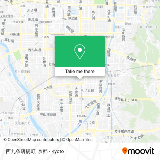 西九条唐橋町 map