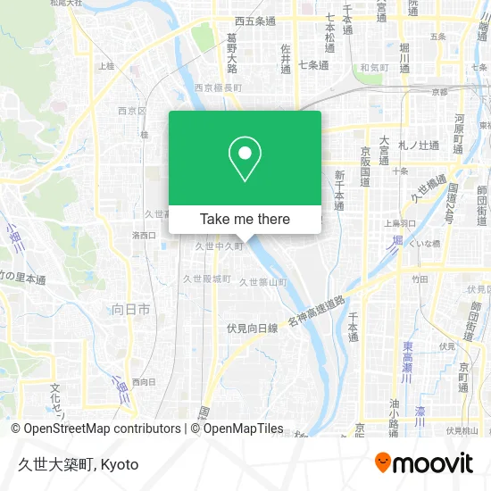 Kuse Ōtsuki Town map