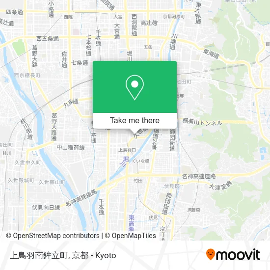 上鳥羽南鉾立町 map