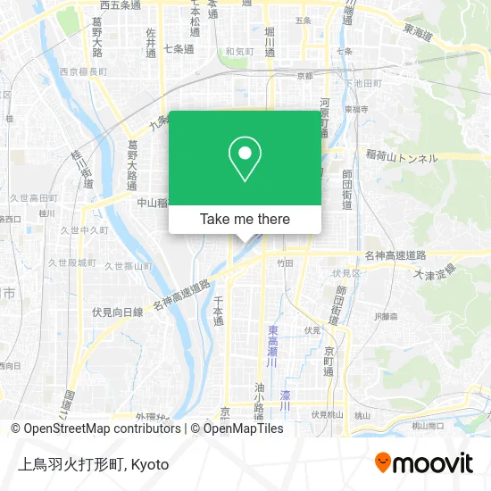 Kami Toriba Hitachi Town map