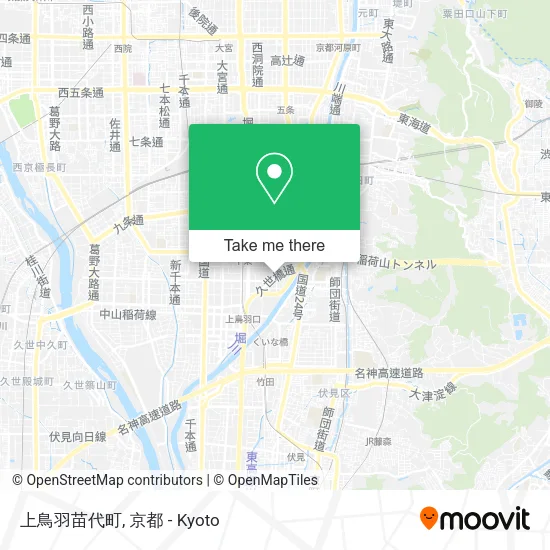 上鳥羽苗代町 map
