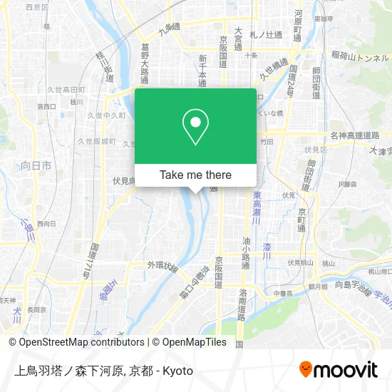 上鳥羽塔ノ森下河原 map