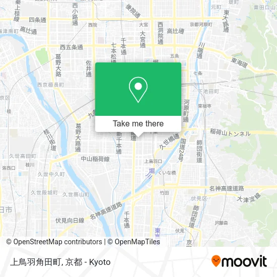 上鳥羽角田町 map