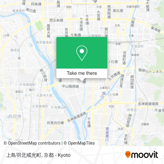 上鳥羽北戒光町 map