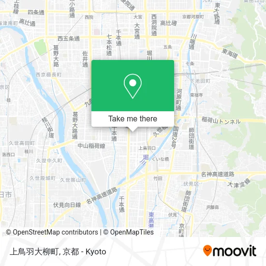 上鳥羽大柳町 map