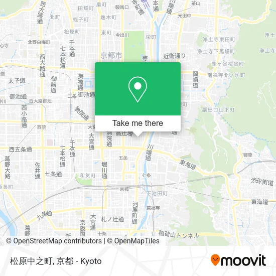 松原中之町 map