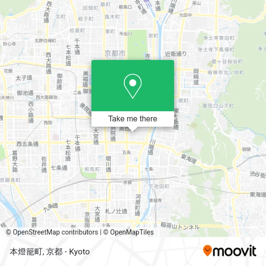 本燈籠町 map