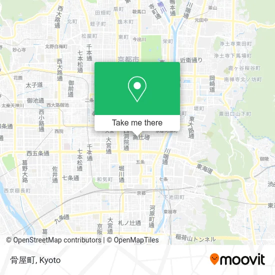 骨屋町 map