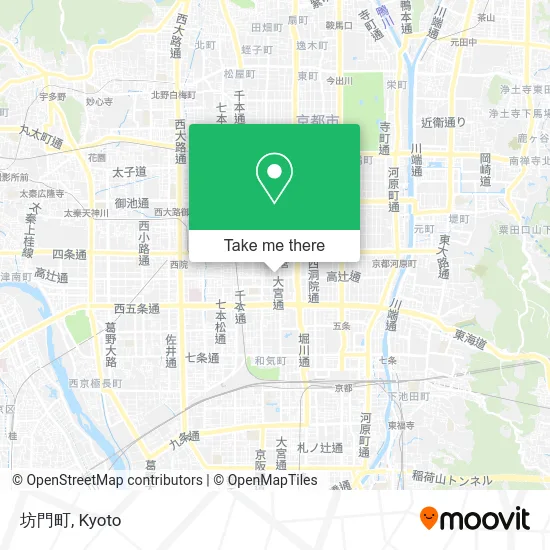 坊門町 map