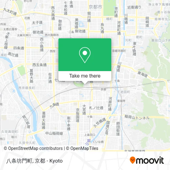 八条坊門町 map