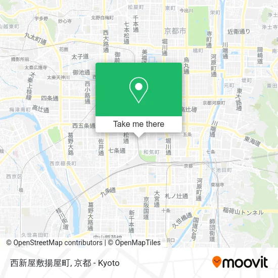西新屋敷揚屋町 map
