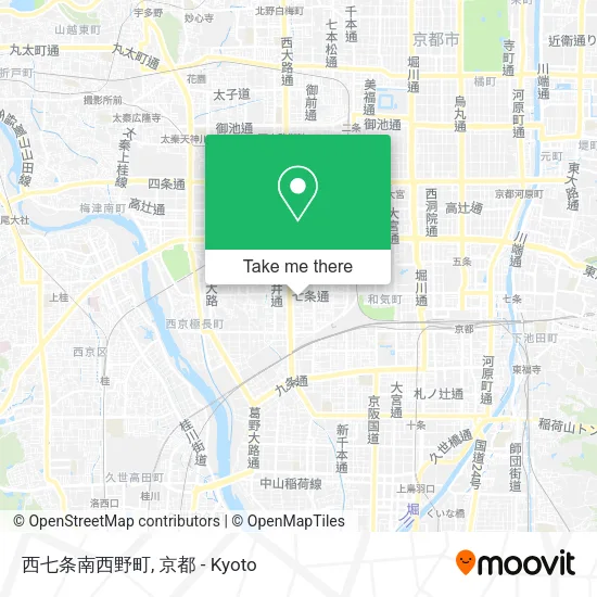 西七条南西野町 map