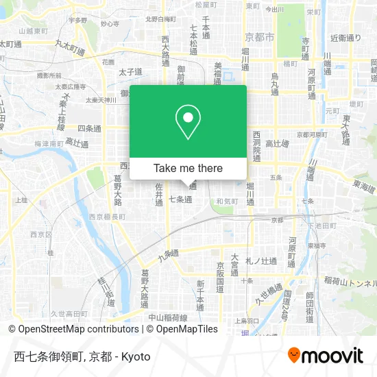 西七条御領町 map