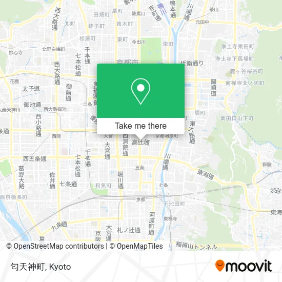 Fragrant Tenjin Town map