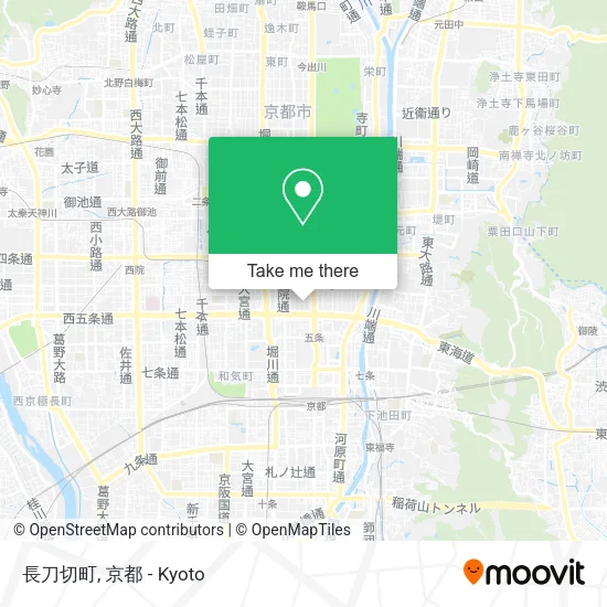 長刀切町 map