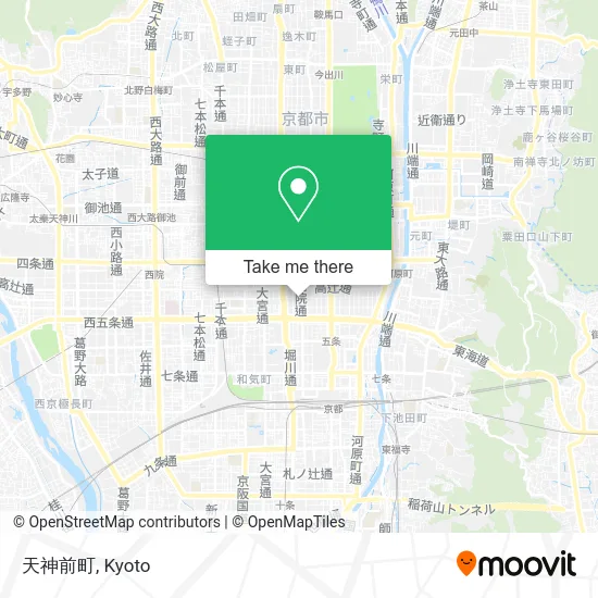 Tenjin Front Town map