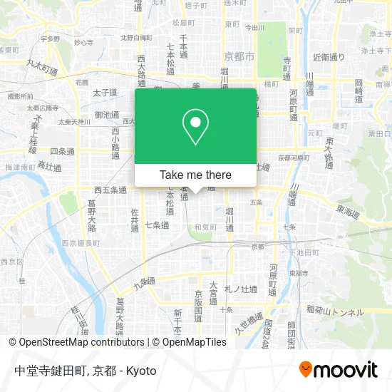 中堂寺鍵田町 map