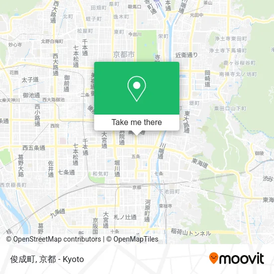 俊成町 map
