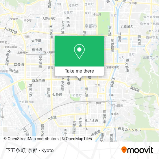 下五条町 map