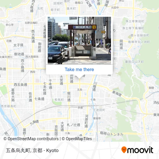 五条烏丸町 map