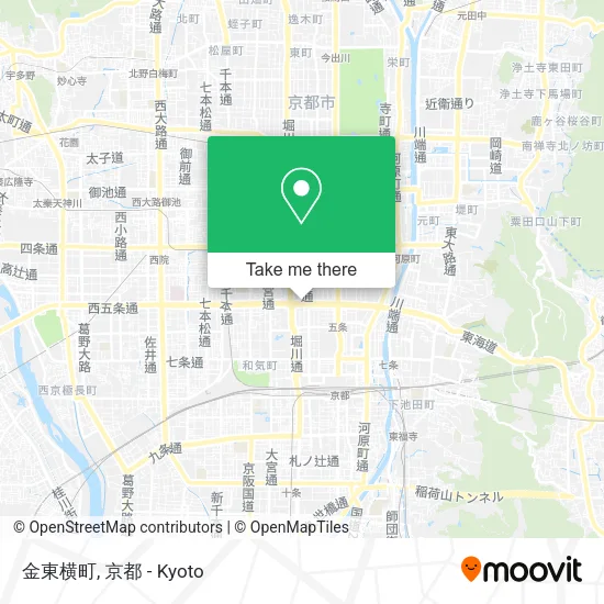 金東横町 map