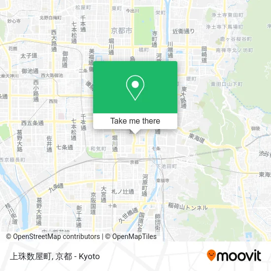 上珠数屋町 map