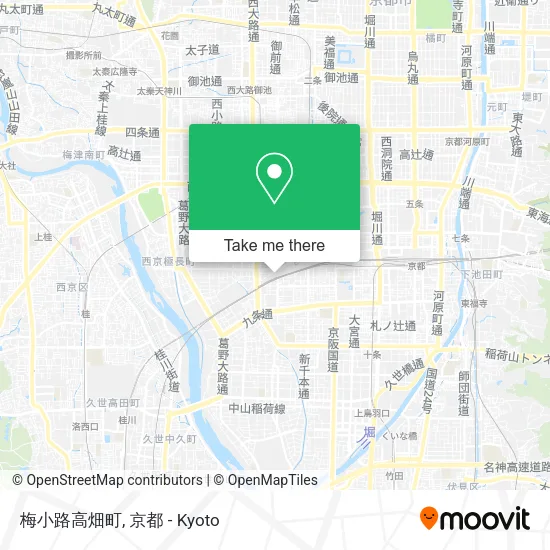 梅小路高畑町 map