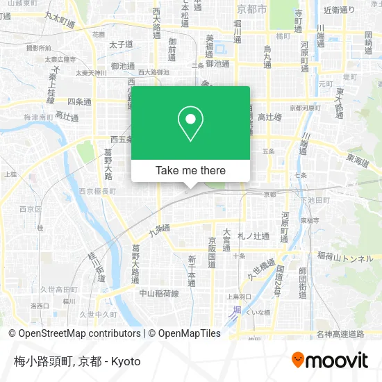 梅小路頭町 map