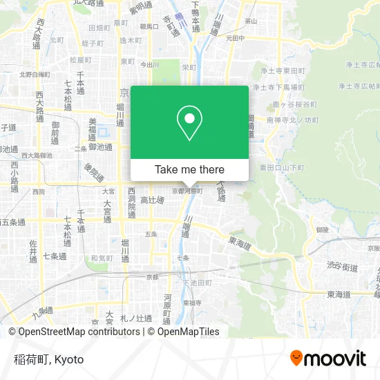稲荷町 map