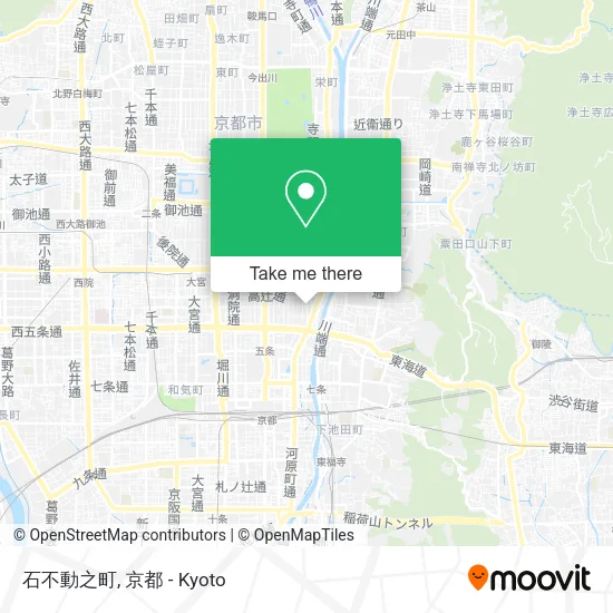 石不動之町 map