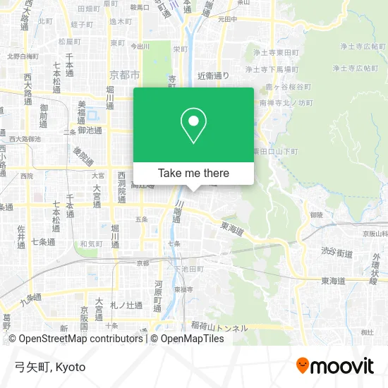 弓矢町 map