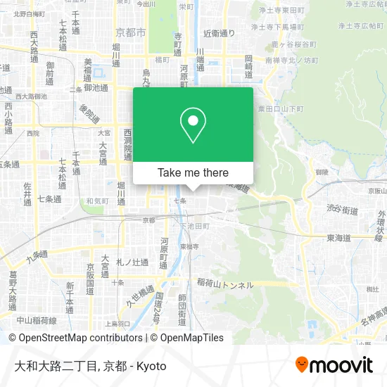 大和大路二丁目 map