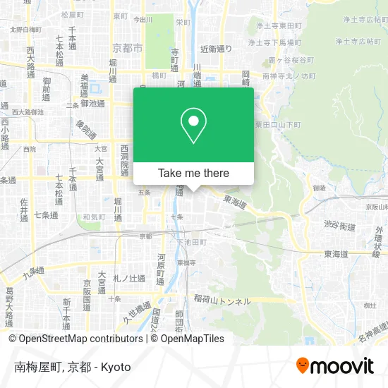 南梅屋町 map