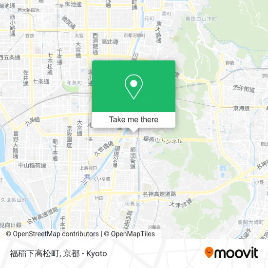 福稲下高松町 map