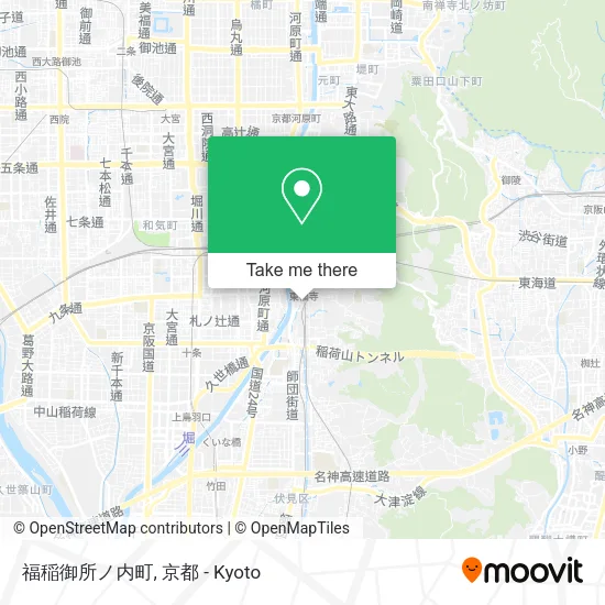福稲御所ノ内町 map