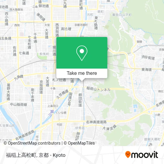 福稲上高松町 map