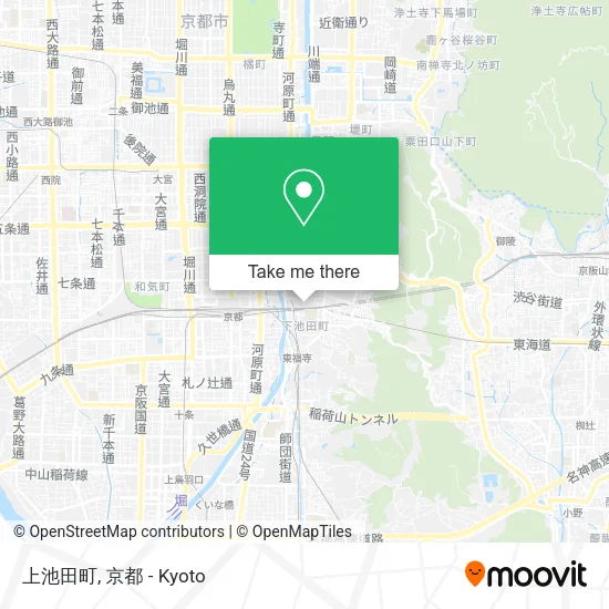 上池田町 map