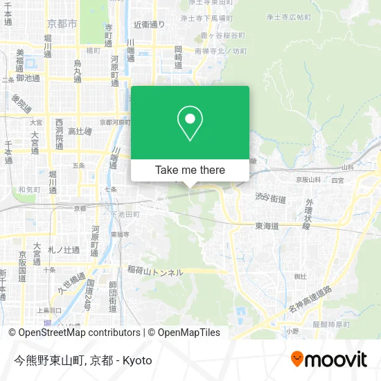 今熊野東山町 map