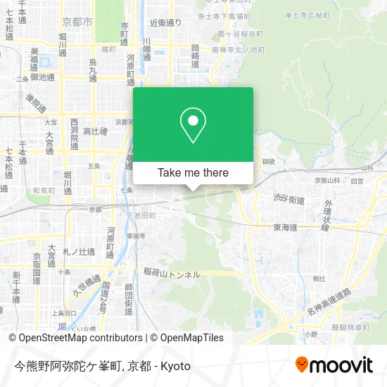 今熊野阿弥陀ケ峯町 map