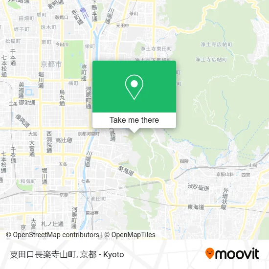 粟田口長楽寺山町 map