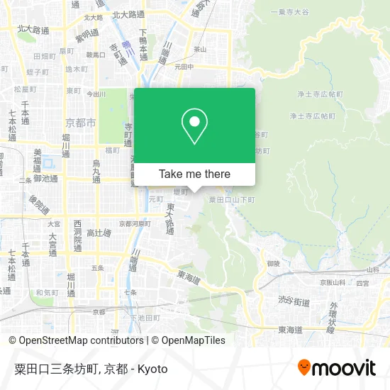 粟田口三条坊町 map