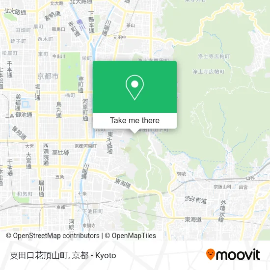 粟田口花頂山町 map