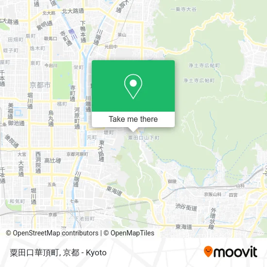 粟田口華頂町 map