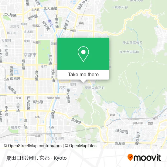 粟田口鍛冶町 map