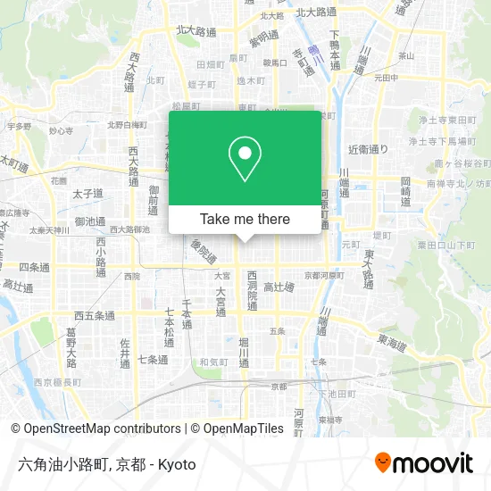 六角油小路町 map