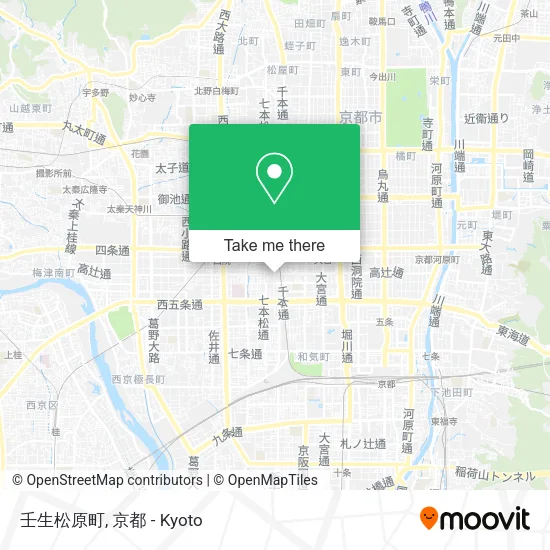 壬生松原町 map