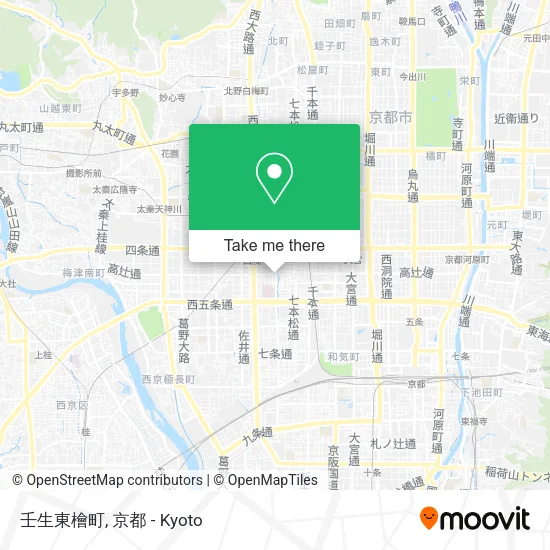 壬生東檜町 map
